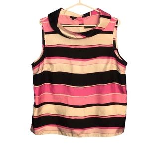 Talbots sleeveless Blouse size 16